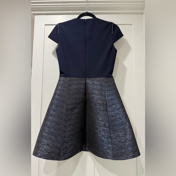 Maje Granaig Two Tone Flared Dress - Picture 2 of 4